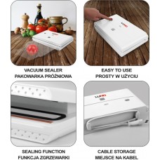 LUND Aparat de vidat produse alimentare 140W..